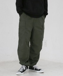 【BEL】ドレープ ビッグシルエット カーゴパンツ(BG/)