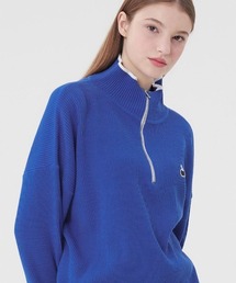 KIRSH（キルシー）の「KIRSH UNI SMALL CHERRY KNIT HALF ZIP UP ハーフジップニット（ニット/セーター）」