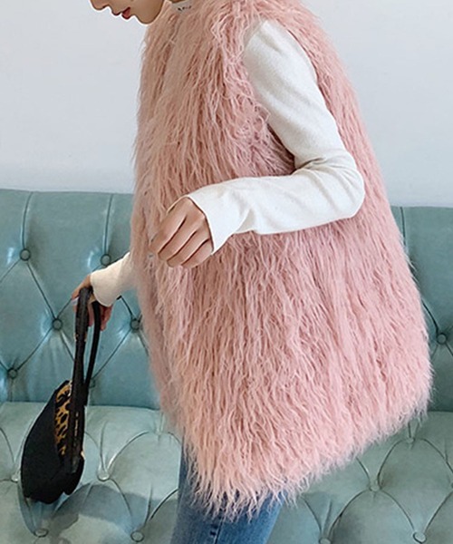 ボリュームファーベスト ベスト Private Beach プライベートビーチ のファッション通販 Zozotown