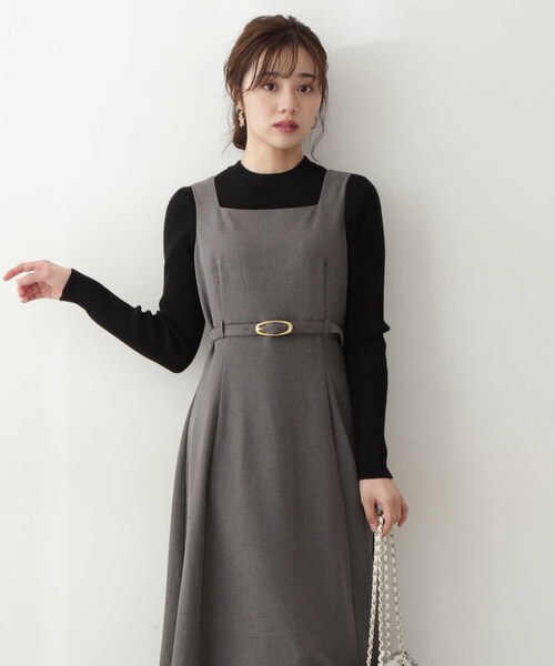 プロポーションボディドレッシング　パールデザインニット PROPORTION BODY DRESSING（プロポーションボディドレッシング