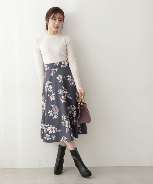 プロポーションボディドレッシング　パールデザインニット PROPORTION BODY DRESSING（プロポーションボディドレッシング
