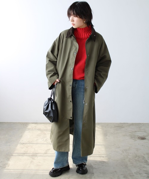 GeeRA（ジーラ）の「異素材衿ワークロングコート（その他アウター