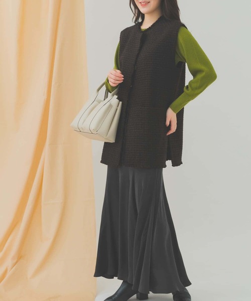 RODE SKO(ロデスコ)の「プチダブルポケットトートバッグ(トートバッグ・レディース・ブラック/カーキ/グレー系その他/ホワイト系その他/オレンジ・ONE)」の22枚目の写真