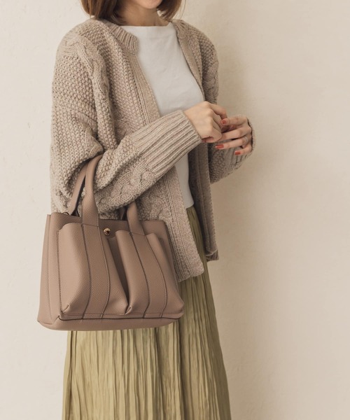 RODE SKO(ロデスコ)の「プチダブルポケットトートバッグ(トートバッグ・レディース・ブラック/カーキ/グレー系その他/ホワイト系その他/オレンジ・ONE)」の11枚目の写真