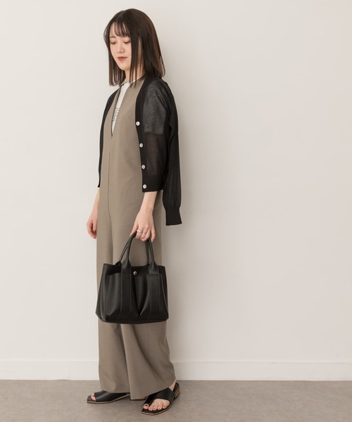 RODE SKO(ロデスコ)の「プチダブルポケットトートバッグ(トートバッグ・レディース・ブラック/カーキ/グレー系その他/ホワイト系その他/オレンジ・ONE)」の19枚目の写真