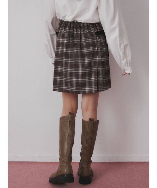 merry jenny(メリージェニー)の「チェックプリーツミニスカート(スカート・レディース・ブラウン/レッド/ブラック・FREE)」の9枚目の写真