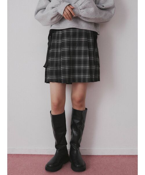 merry jenny(メリージェニー)の「チェックプリーツミニスカート(スカート・レディース・ブラウン/レッド/ブラック・FREE)」の17枚目の写真