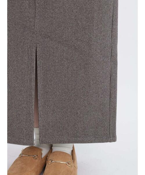 Samansa Mos2 blue（サマンサモスモスブルー）の「柄アソートナロースカート(セットアップ可)（スカート・レディース・モカ/ブラウン/ブラック・ﾌﾘ-）」の15枚目の写真