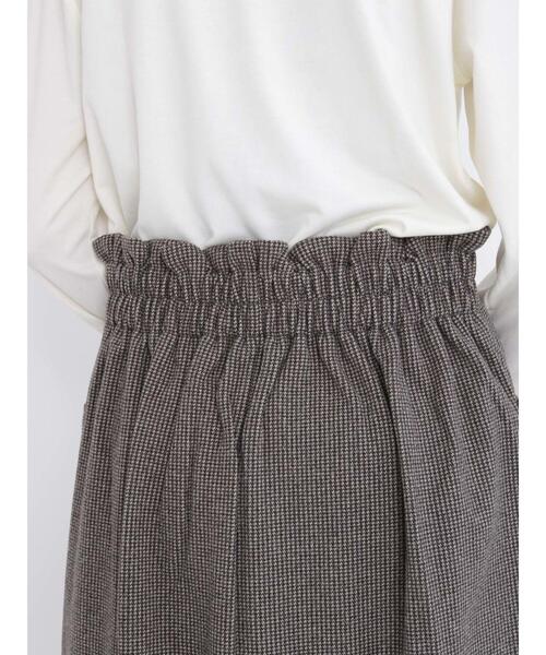 Samansa Mos2 blue（サマンサモスモスブルー）の「柄アソートナロースカート(セットアップ可)（スカート・レディース・モカ/ブラウン/ブラック・ﾌﾘ-）」の13枚目の写真