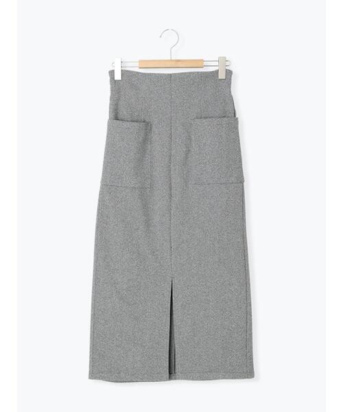 Samansa Mos2 blue（サマンサモスモスブルー）の「柄アソートナロースカート(セットアップ可)（スカート・レディース・モカ/ブラウン/ブラック・ﾌﾘ-）」の12枚目の写真