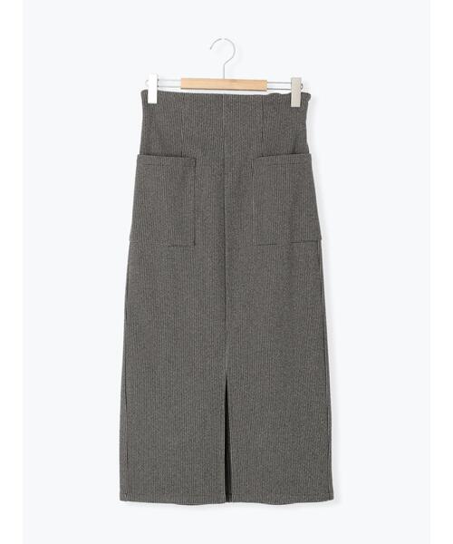 Samansa Mos2 blue（サマンサモスモスブルー）の「柄アソートナロースカート(セットアップ可)（スカート・レディース・モカ/ブラウン/ブラック・ﾌﾘ-）」の11枚目の写真