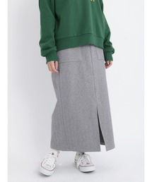 Samansa Mos2 blue | 柄アソートナロースカート(セットアップ可)(スカート)