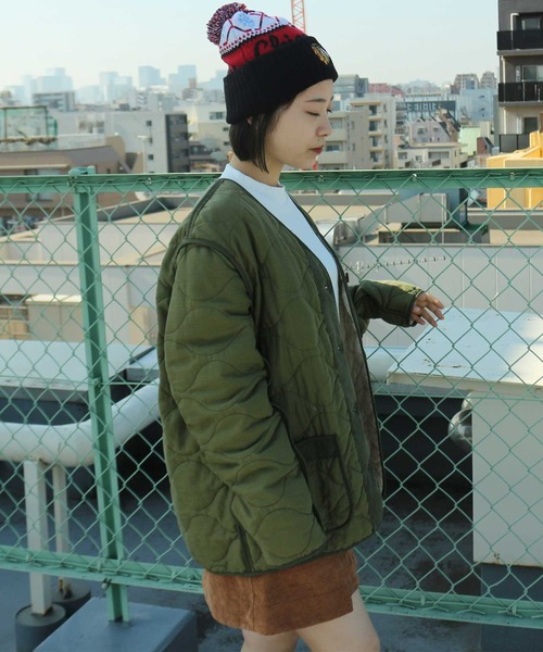 AMERICAN NEEDLE（アメリカンニードル）の「LAIDBACK / American Needle アメリカンニードル NHL PONPON PILLOW LINE KNIT CAP（ニットキャップ/ビーニー・レディース・ブラック系その他/ブルー系その他・FREE）」の5枚目の写真