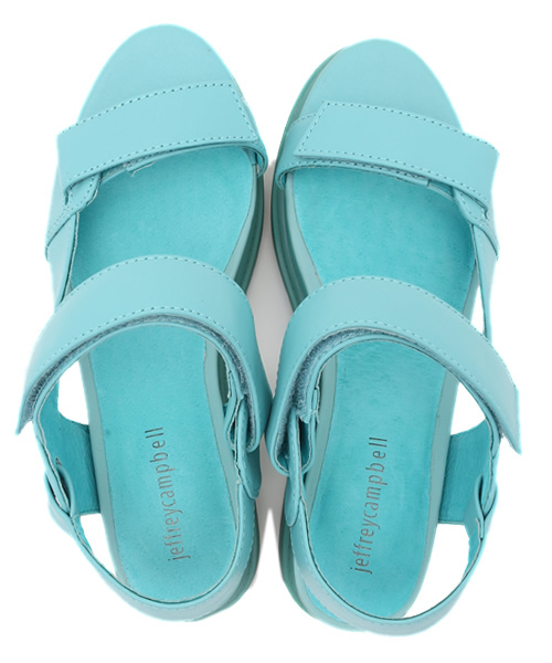 Jeffrey Campbell（ジェフリーキャンベル）の「マジックテープ厚底サンダル（サンダル・レディース・ホワイト/ブラック/ライトブルー/ピンク・38/36/37/39/35）」の12枚目の写真