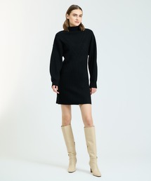 美品♪エストネーション ハイネックリブワンピース ロングニットワンピース フレア 楽天市場】≪ 特別セール ≫ フレアスリーブニットワンピース [E3400