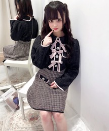 DC ribbon tweed O/P