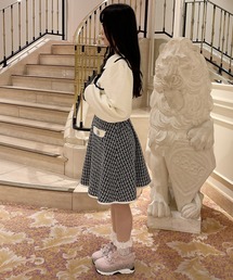 Swankiss（スワンキス）の「DC ribbon tweed O/P（ワンピース