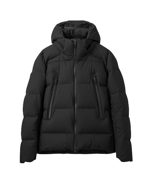 DESCENTE ALLTERRAIN（デサント　オルテライン）の「【DESCENTE ALLTERRAIN/デサントオルテライン】MIZUSAWA DOWN JACKET GORE-TEX AMBIT（ダウンジャケット/コート・メンズ・バーガンディー/ブラック・MEDIUM/LARGE）」の2枚目の写真