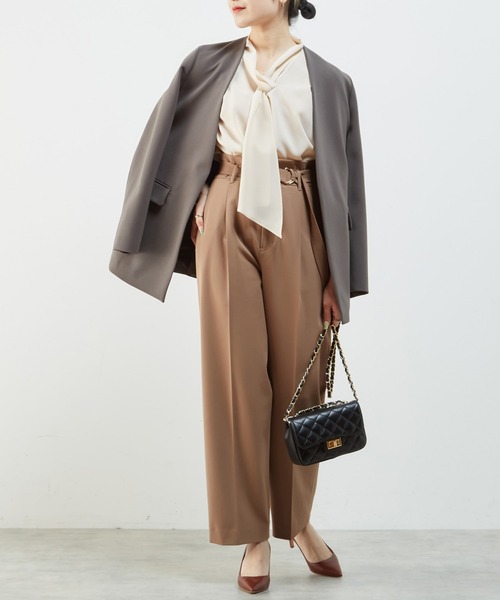 Liesse（リエス）の「【AULENTTI/オウレンティ】 チェーンバッグ（ショルダーバッグ・レディース・ブラック/サックスブルー/イエロー/グリーン・FREE）」の5枚目の写真