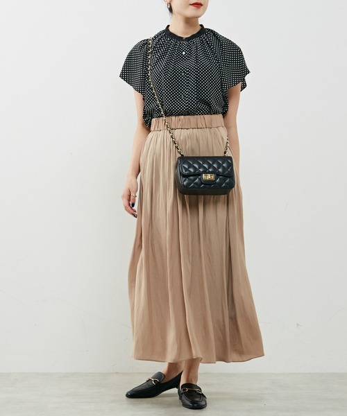 Liesse（リエス）の「【AULENTTI/オウレンティ】 チェーンバッグ（ショルダーバッグ・レディース・ブラック/サックスブルー/イエロー/グリーン・FREE）」の20枚目の写真