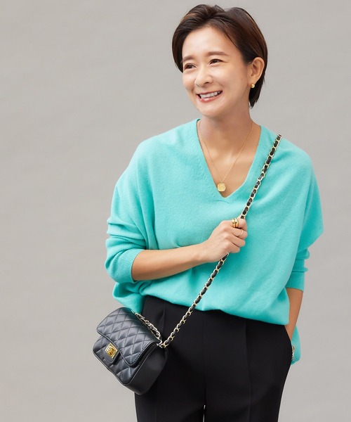 Liesse（リエス）の「【AULENTTI/オウレンティ】 チェーンバッグ（ショルダーバッグ・レディース・ブラック/サックスブルー/イエロー/グリーン・FREE）」の15枚目の写真