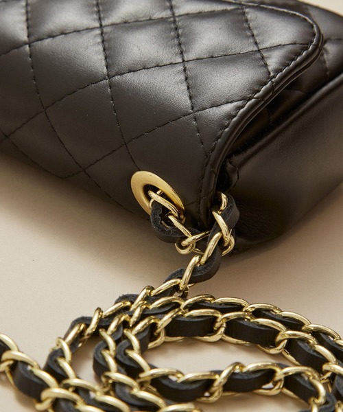 Liesse（リエス）の「【AULENTTI/オウレンティ】 チェーンバッグ（ショルダーバッグ・レディース・ブラック/サックスブルー/イエロー/グリーン・FREE）」の10枚目の写真