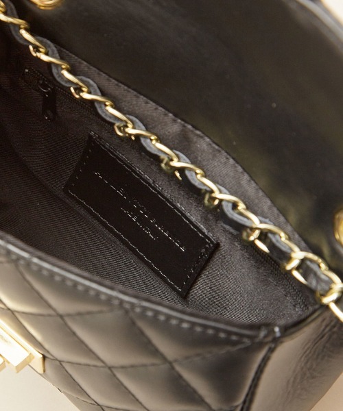 Liesse（リエス）の「【AULENTTI/オウレンティ】 チェーンバッグ（ショルダーバッグ・レディース・ブラック/サックスブルー/イエロー/グリーン・FREE）」の12枚目の写真