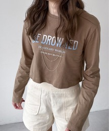 EPIMI E'PIMMY | ロゴプリントクロップドプルオーバー(Tシャツ/カットソー)