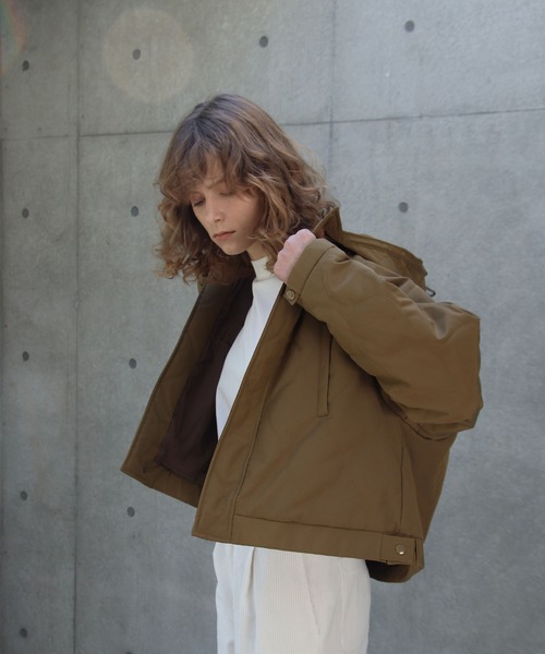 Hart(ハート)の「Hart / dawn hoodie jacket(ダウンフーディージャケット)(ダウンジャケット/コート・レディース・ブラック/キャメル・36)」の7枚目の写真