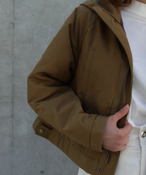 Hart(ハート)の「Hart / dawn hoodie jacket(ダウンフーディージャケット)(ダウンジャケット/コート・レディース・ブラック/キャメル・36)」の9枚目の写真