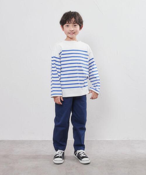 coen（コーエン）の「ペインターパンツ（ネイビー）（チノパンツ・キッズ・ネイビー・100/110/120/130/140/150）」の7枚目の写真