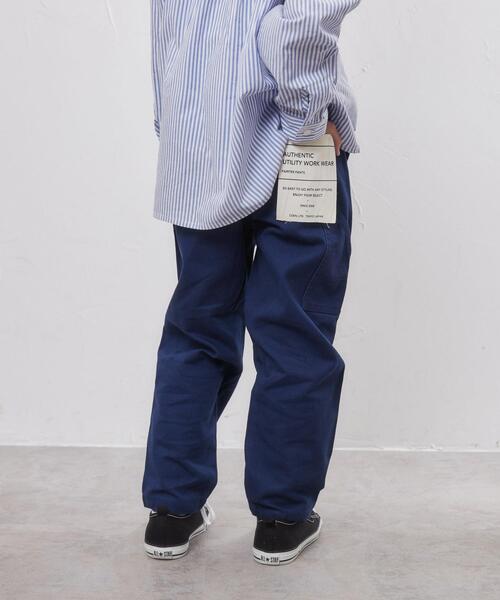 coen（コーエン）の「ペインターパンツ（ネイビー）（チノパンツ・キッズ・ネイビー・100/110/120/130/140/150）」の10枚目の写真