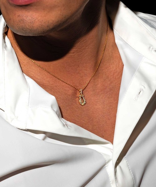 JOKER（ジョーカー）の「ホースシューネックレス メンズ アクセサリー（ネックレス・メンズ・ゴールド/シルバー・FREE）」の3枚目の写真