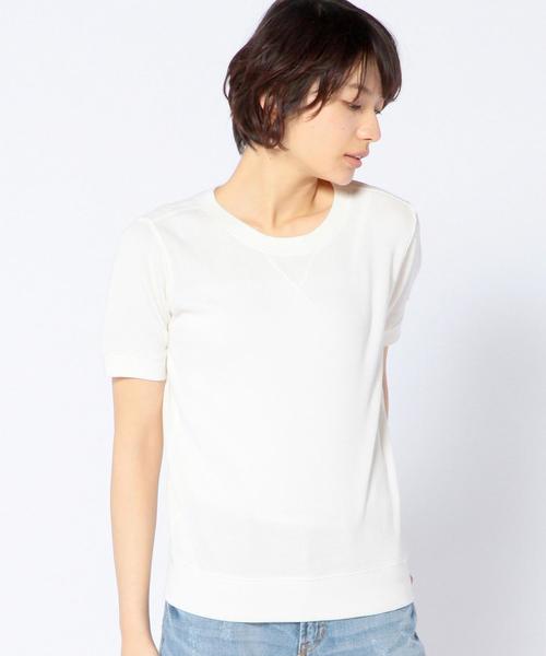 Another Edition（アナザーエディション）の「ワッフルショートスリーブ/AEBC WAFFLE SSL◆（Tシャツ/カットソー・レディース・ホワイト/グレー/イエロー/オリーブ・フリー）」の19枚目の写真