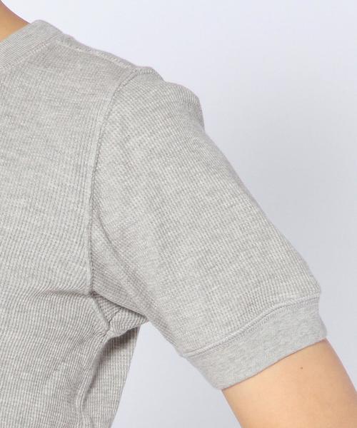 Another Edition（アナザーエディション）の「ワッフルショートスリーブ/AEBC WAFFLE SSL◆（Tシャツ/カットソー・レディース・ホワイト/グレー/イエロー/オリーブ・フリー）」の12枚目の写真