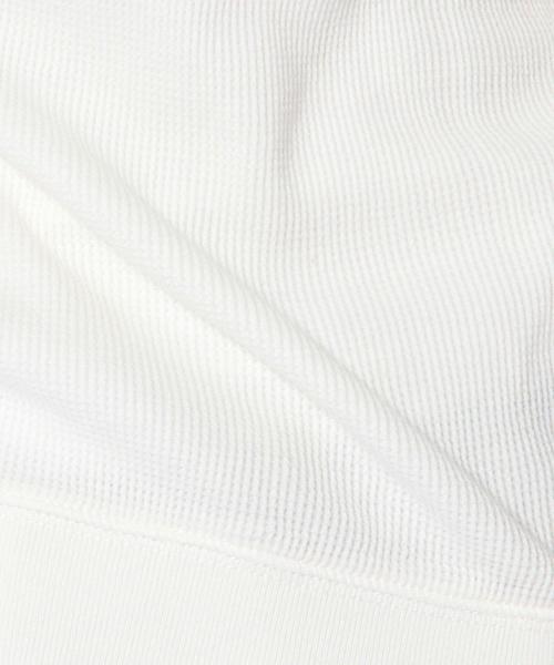 Another Edition（アナザーエディション）の「ワッフルショートスリーブ/AEBC WAFFLE SSL◆（Tシャツ/カットソー・レディース・ホワイト/グレー/イエロー/オリーブ・フリー）」の5枚目の写真