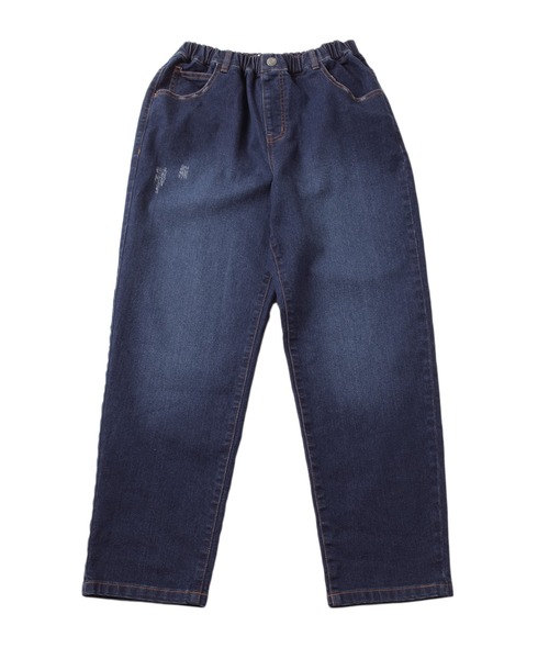 GLAZOS（グラソス）の「[テーパード]ビンテージ加工・ワイドデニムパンツ【セットアップ対応】（デニムパンツ・キッズ・ブルー/インディゴブルー・160cm/170cm/150cm/140cm）」の9枚目の写真