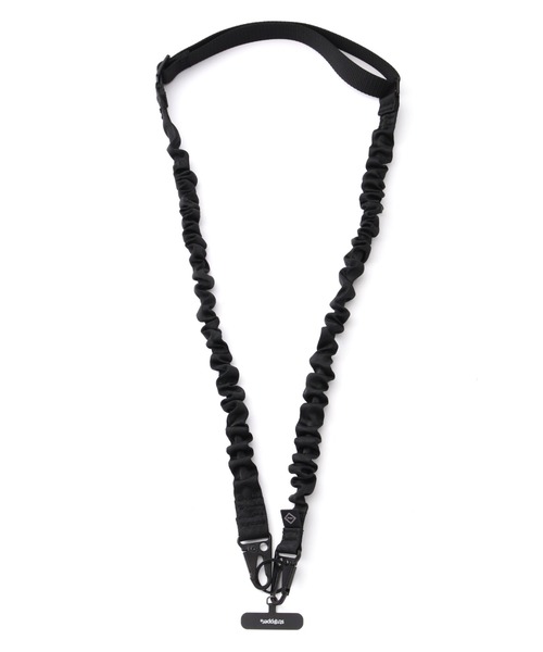 MANASTASH(マナスタッシュ)の「MANASTASH/マナスタッシュ EXTRAMILE INFINITY STRAP エクストラマイルインフィニティ―ストラップ(スマホグッズ・メンズ・ブラック・F)」の1枚目の写真