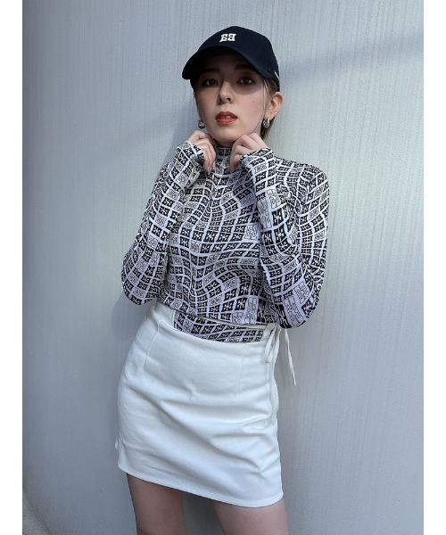 ENVYM(アンビー)の「EロゴスキンTOPS(Tシャツ/カットソー・レディース・ホワイト/ブラック・FREE)」の19枚目の写真