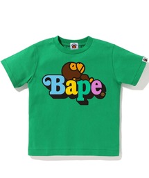 A BATHING APE（アベイシングエイプ）の「COLORS MILO ON BAPE TEE K