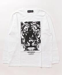 WORLD STANDARD/ワールドスタンダード タイガープリント 長袖Tシャツ WSLT-008