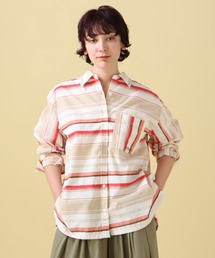 AVIREX | YARN-DYED MULTI BORDER SHIRT/ ヤーンダイ マルチボーダーシャツ(シャツ/ブラウス)