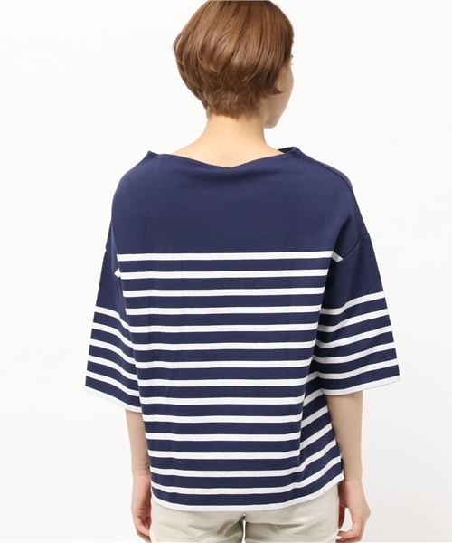 OUTLET(アウトレット)の「【Ciaopanic】18stripe(Tシャツ/カットソー・レディース・ネイビー・FREE)」の4枚目の写真