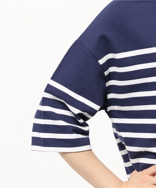 OUTLET(アウトレット)の「【Ciaopanic】18stripe(Tシャツ/カットソー・レディース・ネイビー・FREE)」の6枚目の写真