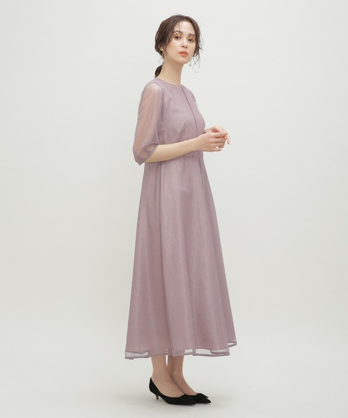 kaene（カエン）の「Kaene/メロンチュールシアードレス（ドレス