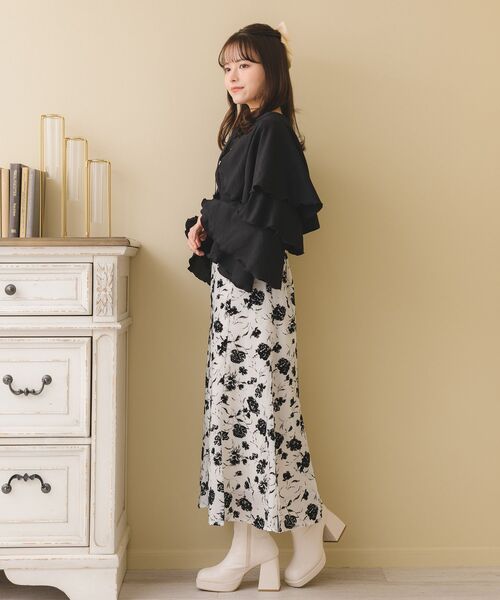 ems excite（エムズエキサイト）の「フリルスリーブボレロ&キャミSET（シャツ/ブラウス・レディース・ナチュラル/ホワイト/ブラック・FREE）」の16枚目の写真