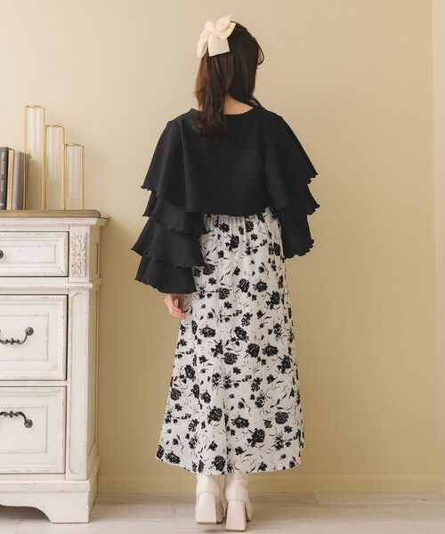 ems excite（エムズエキサイト）の「フリルスリーブボレロ&キャミSET（シャツ/ブラウス・レディース・ナチュラル/ホワイト/ブラック・FREE）」の6枚目の写真