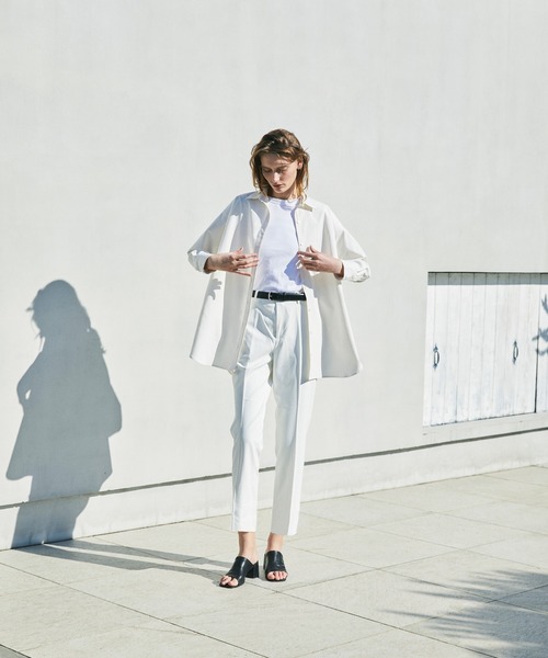 CEL ANSWER（シーイーエルアンサー）の「オーバーサイズテーラードシャツ（シャツ/ブラウス・レディース・ホワイト/ネイビー・FREE）」の15枚目の写真