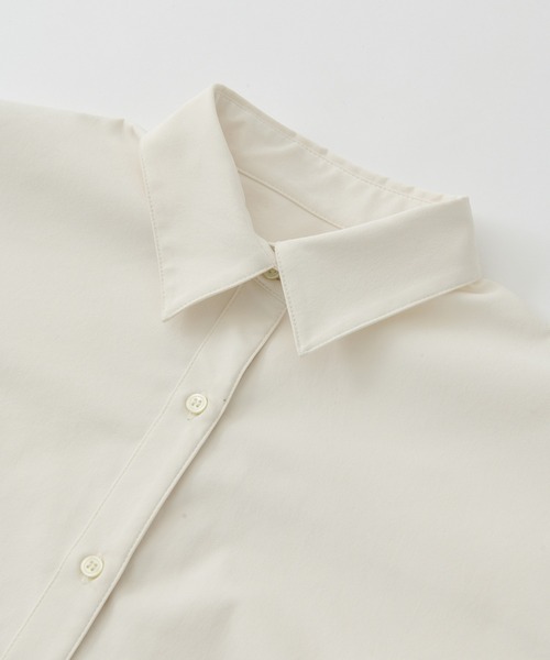 CEL ANSWER（シーイーエルアンサー）の「オーバーサイズテーラードシャツ（シャツ/ブラウス・レディース・ホワイト/ネイビー・FREE）」の10枚目の写真