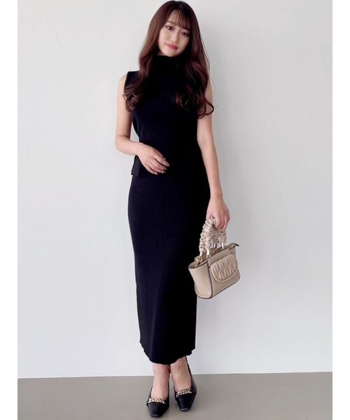 RESEXXY（リゼクシー）の「リブニットタイトスカート【セットアップ着用可能】（スカート・レディース・ピンク/ブラック/アイボリー・FREE）」の17枚目の写真